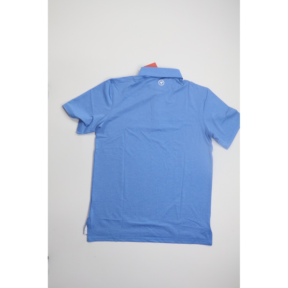 Birddogs Performance Polo Shirt Small Light Blue Heather Athletic Golf - Picture 2 of 5